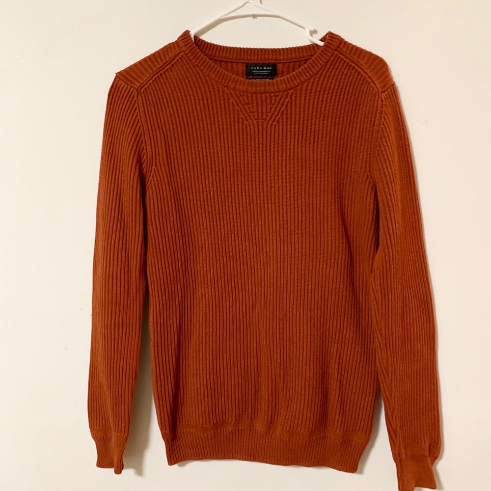 Zara Textured Knit Sweater Size Medium